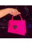 B23-PEMBE Kadın Çanta 2023 Perçin Omuz Çantaları Jöle Rahat Bayanlar Kilit Mat Pu Deri Yüksek Kaliteli Tasarımcı Moda Crossbody Çanta (Yurt Dışından) 2