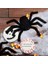 Halloween 30 cm Peluş Siyah Renk Esnek Ayaklı Örümcek Dekor 1 Adet 1