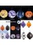 Halloween Konsept 20X20 cm Beyaz LED Işıklı Kağıt Japon Feneri 4 Adet 2