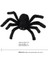 Halloween 75 ve 30 cm Peluş Siyah Renk Esnek Ayaklı Örümcek 2 Adet 4