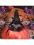 Halloween Hologram Baskı Tüllü Yarasalı Şapkalı Cadı Tacı 1 Adet Multicolor 4