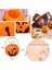 Halloween Saplı Balkabağı Plastik Şeker Toplama Kovası Orta 11X8 cm 1 Adet 1