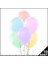12,5 cm Makaron Çok Renkli Balon - 10 Adet 3