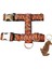 Köpek göğüs tasması minik ırk desenli kumaş destekli kolon göğüs ölçüsü:25-40cm ayarlamalı boyun ölçüsü:20-36cm dog harness GT4-10 1