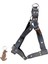 Köpek göğüs tasması orta ırk metal zımbalı eskitme kot genişlik:2,5cm göğüs ölçüsü:40-70cm ayarlamalı dog harness GT2-8 2
