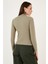 Fitilli Esnek Slim Fit Yarım Balıkçı Yaka Kazak Bayan Kazak 5865344 5