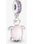 Murano Camı Pembe Deniz Kaplumbağası Sallantılı Charm 2