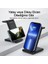 15W 3in1 Kablosuz Masaüstü Şarj Dock Standı Universal Portable Wireless Charge Station 1
