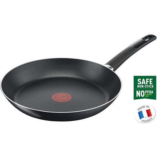 Tefal Simplicity Düz Tava 24 cm Siyah Teflon Kaplama ile 1 Adet Güvenli Kullanım