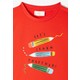June Bebek Renkli Kalemler Baskılı Renkli T-Shirt