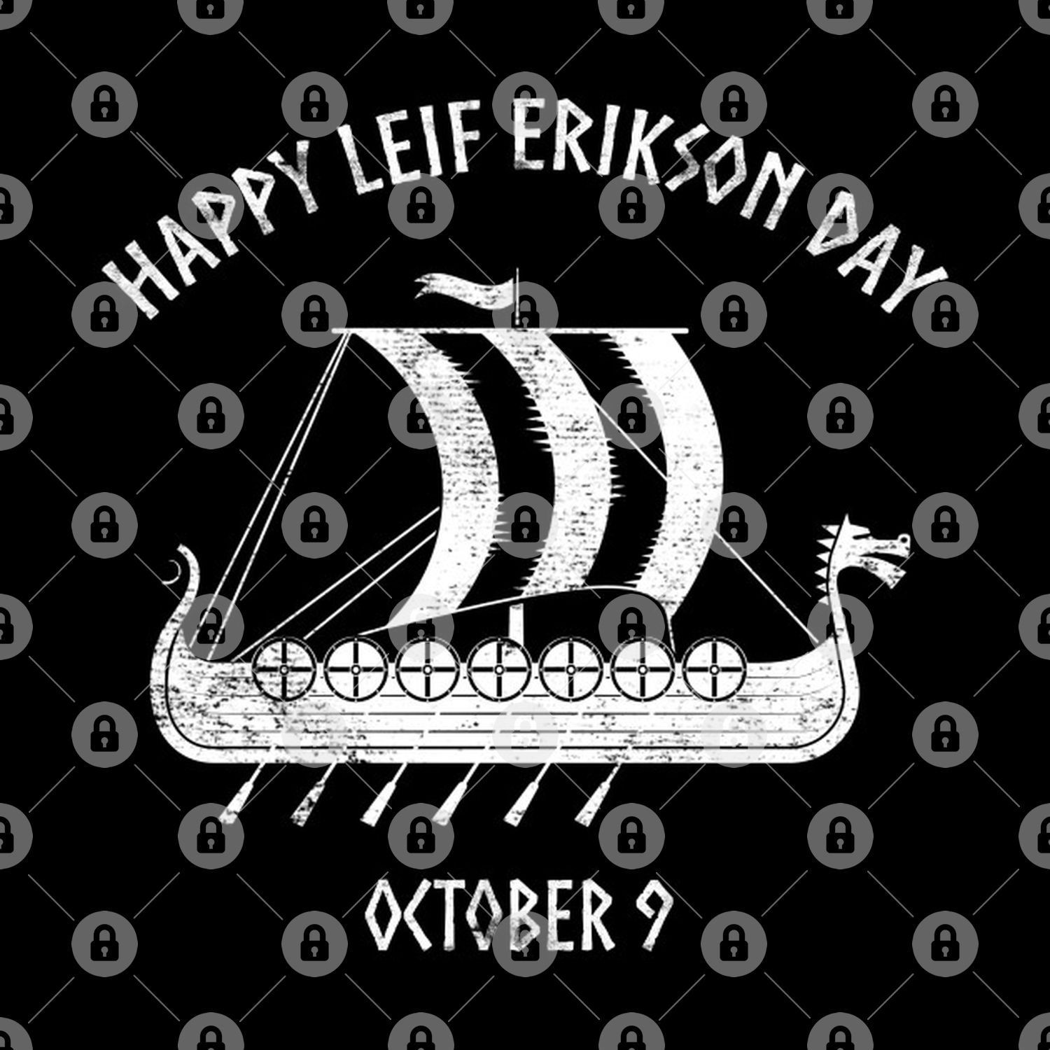 Fizello Happy Leif Erikson Day October 9 Viking Long Ship Fiyati