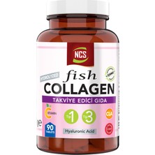 Ncs Type 1-3 Balık Kollajen Cla Biotin 90 Tablet Çinko Collagen Hyaluronic Acid