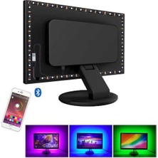 Exeo Tv Arkası Bluetooth Rgb USB Şerit LED Slikonlu 3 m