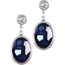 Labalaba Kadın Antik Gümüş Kaplama Swarovski Taşlı Hürrem Küpe