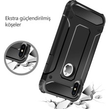 Caseart Samsung Galaxy S20 Plus Kapak Çift Katmanlı Zırh Tank Kılıf Lacivert