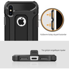 Caseart Samsung Galaxy S20 Plus Kapak Çift Katmanlı Zırh Tank Kılıf Lacivert