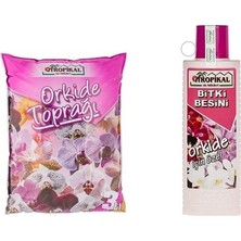 3 lt Orkide Toprağı ve Tropikal Orkide Bitki Besini ( 3 lt toprak x 225 ml )