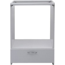 Mihenk Ankastre Modül Kapaklı Mutfak Dolabı Beyaz Renk