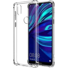 Kvy Huawei Y7 2019 Shockproof Ultra Koruyucu Sert Silikon Kapak Şeffaf