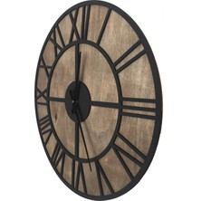 Good Time Goodtime Otantik Ceviz Eskitme Dekoratif Duvar Saati 50 x 50 cm