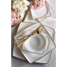 Pierre Cardin 60 Parça Blush Yemek Takımı