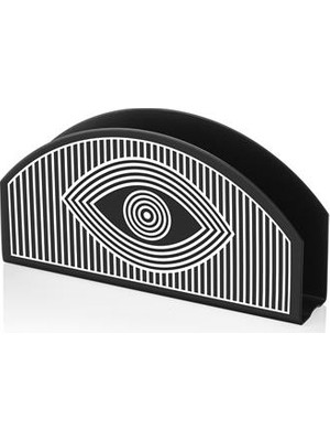 The Mia Peçetelik Siyah 16 x 8 cm Eye