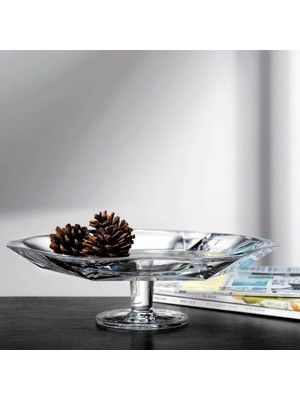 Paşabahçe Reflection Nude Serisi Ayaklı Kristal Servis Tabağı 95461