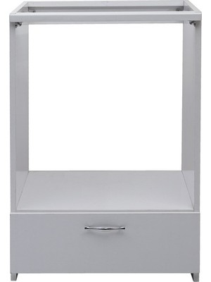 Mihenk Ankastre Modül Kapaklı Mutfak Dolabı Beyaz Renk