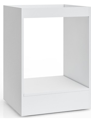 Mihenk Ankastre Modül Mutfak Dolabı Beyaz Renk