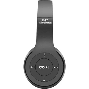 P47 Bluetooth  5.0 +Edr Tf - Kart Mp3 Çalar Kulaklık Siyah