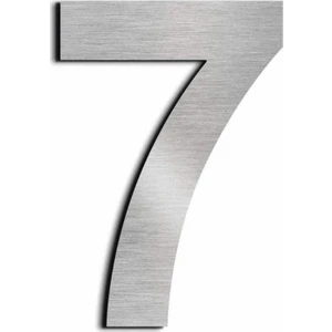 Se-Dizayn Kapı Numarası 15 cm No 7. Kendinden Yapışkanlı Paslanmaz Çelik
