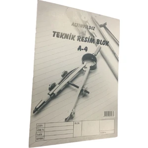 A4 Teknik Resim Defteri 30 Yaprak