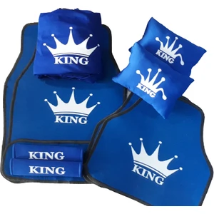 King Penye Kılıf Boyun Yastığı + Halı Paspas Seti