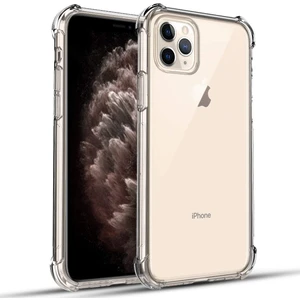 Apple iPhone 11 Pro Max Shockproof Ultra Koruyucu Sert Silikon Kapak Şeffaf