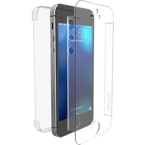 Apple iPhone 5 360 Derece Kılıf Kristal Silikon Soft Ön Arka Şeffaf