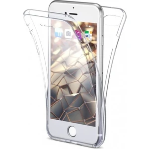 Apple iPhone 8 360 Derece Kılıf Kristal Silikon Soft Ön Arka Şeffaf