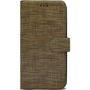 General Mobile Gm 5 Plus Spor Kumaş Cüzdan Kılıf Kahverengi