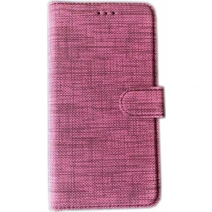 General Mobile Gm 5 Plus Spor Kumaş Cüzdan Kılıf Mürdüm
