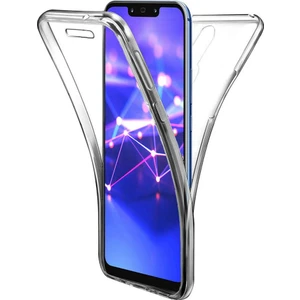 Huawei Mate 20 Lite 360 Derece Kılıf Kristal Silikon Soft Ön Arka Şeffaf