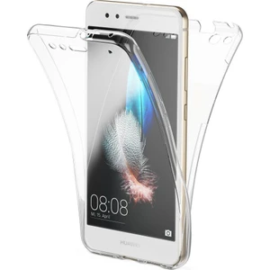 Huawei P10 360 Derece Kılıf Kristal Silikon Soft Ön Arka Şeffaf