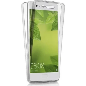 Huawei P10 Plus 360 Derece Kılıf Kristal Silikon Soft Ön Arka Şeffaf