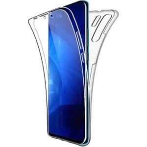 Huawei P30 Pro 360 Derece Kılıf Kristal Silikon Soft Ön Arka Şeffaf