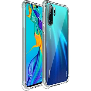Huawei P30 Shockproof Ultra Koruyucu Sert Silikon Kapak Şeffaf
