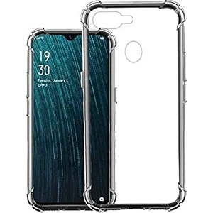 Oppo A5S Shockproof Ultra Koruyucu Sert Silikon Kapak Şeffaf