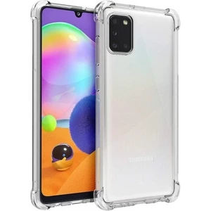 Samsung Galaxy A31 Shockproof Ultra Koruyucu Sert Silikon Kapak Şeffaf