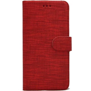 Samsung Galaxy J7 Prime 2 Spor Kumaş Cüzdan Kılıf Kırmızı