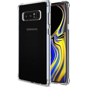 Samsung Galaxy Note 8 Shockproof Ultra Koruyucu Sert Silikon Kapak Şeffaf