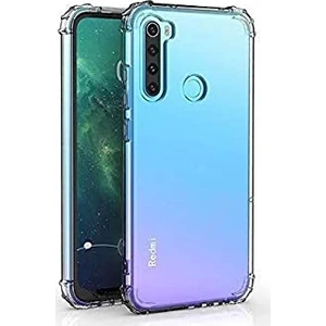 Xiaomi Redmi Note 8t Shockproof Ultra Koruyucu Sert Silikon Kapak Şeffaf