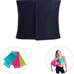 Spor Byfit 25 cm Geniş Neopren Termal Sauna Kemer Bel Korsesi + Pilates Band Seti + Denge Topu