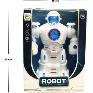 Pilli Robot Sesli Işıklı Hareketli Oyuncak